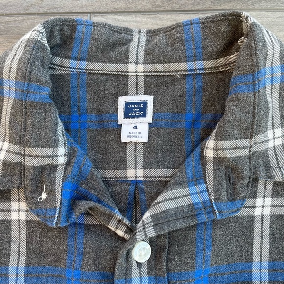 EUC Janie & Jack Brushed Twill & Denim Set 4 yr - Picture 5 of 11